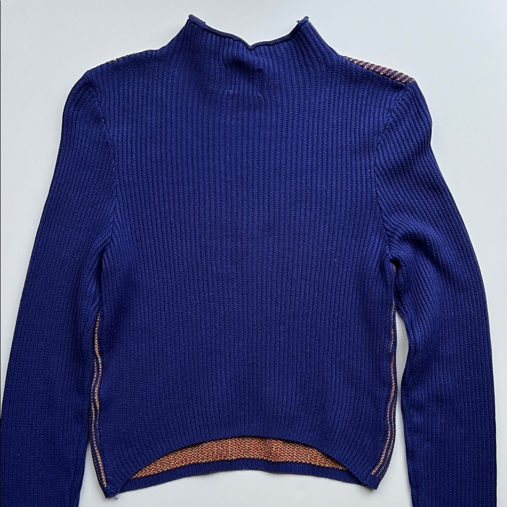 BDG Urban Outfitters Shauna Jacquard Long Sleeve Top - Picture 10 of 12